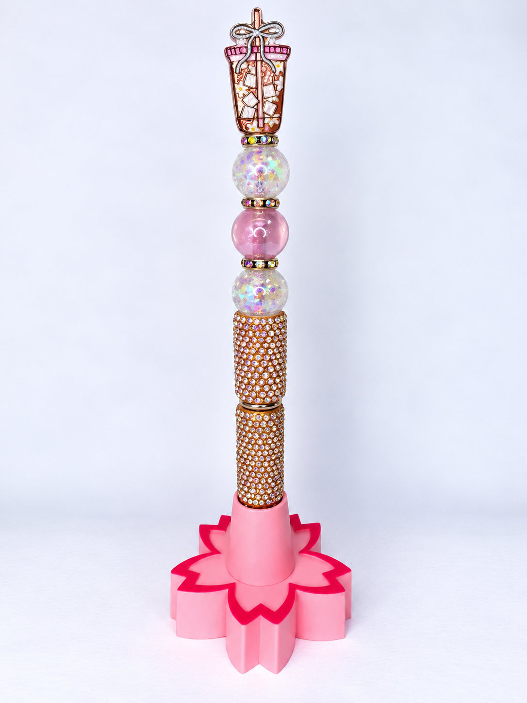 Coffee beaded pen