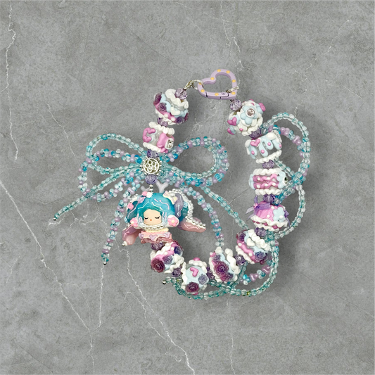 Skullpanda light blue and purple